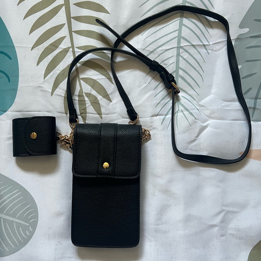 Vegan Leather Phone Crossbody
